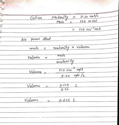 Solved Calculate The Volume In Milliliters Of A 0 20 Mol L Barium