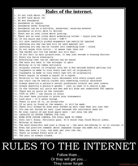 Rules Of The Internet Rule 34