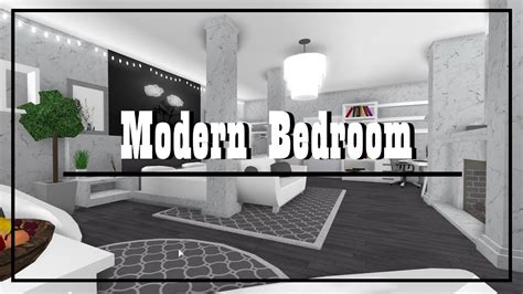 ROBLOX Welcome To Bloxburg Speed Build Modern Bedroom YouTube