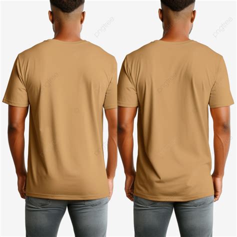 Tan Men S Classic T Shirt Front And Back Apparel Branding Clothes