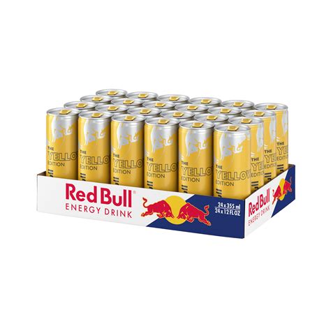 Red Bull Tropical Yellow Edition Energy Drink 24 Pack Of 12 Fl Oz Cans