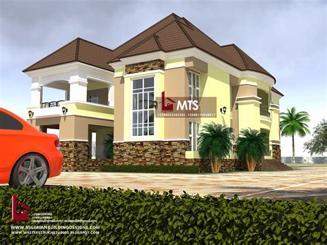 Bedroom Duplex Rf D Nigerian Building Designs