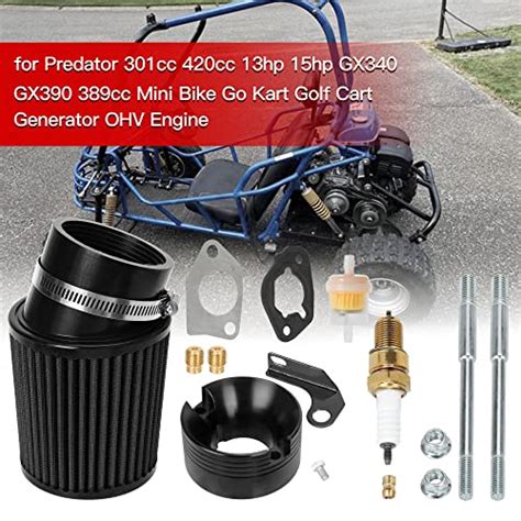 Grehua Upgrade Air Filter Adapter Jet Kit For Predator 301cc 420cc 389cc 13hp 15hp Gx340 Gx390