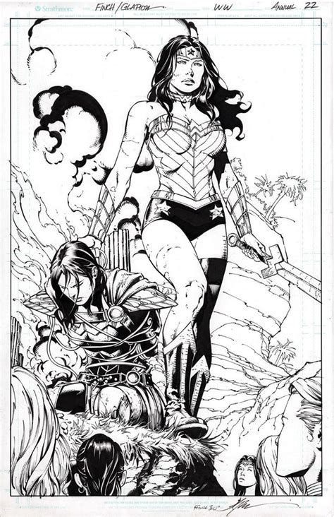 Wonder Woman By David Finch Comic Books Art Comic Art Fans Comic Art