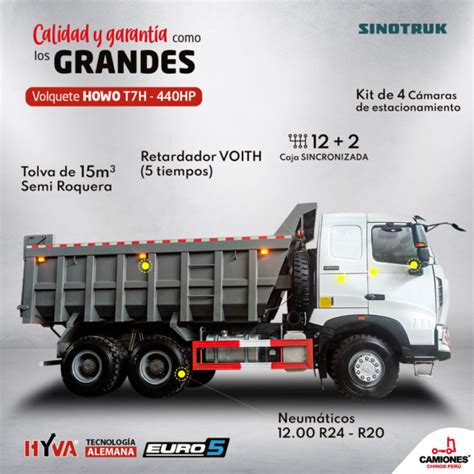 VOLQUETE SINOTRUK HOWO T7H 440HP Sinotruk Howo