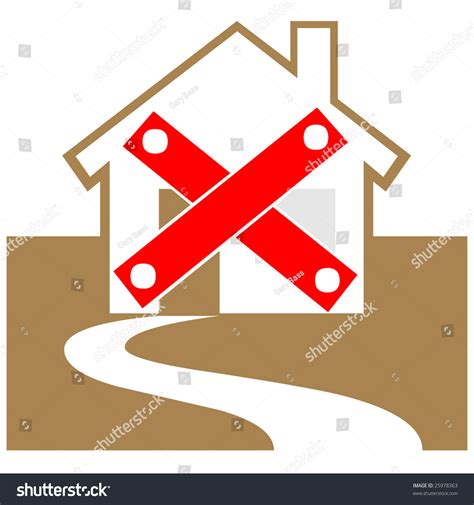 Condemned House Symbol Stock Photo 25978363 Shutterstock