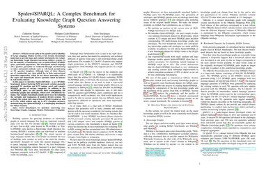 Spider Sparql A Complex Benchmark For Evaluating Knowledge Graph