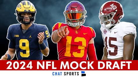 New Nfl Mock Draft Round Projections Ft Caleb Williams Dallas