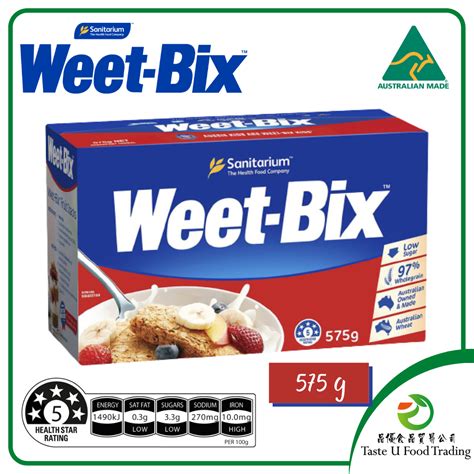 Sanitarium Weet Bix Australias No1 Original Breakfast Cereal 375g