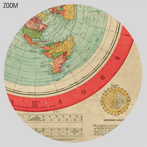 Printable Flat World Map Globe