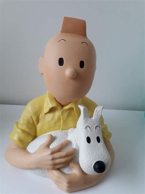 Tintin Statuette Moulinsart 45912 Buste Tintin Et Milou Catawiki