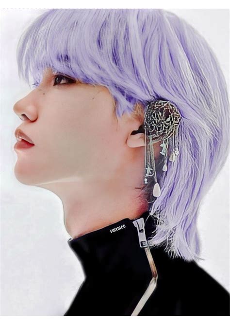 violet hair purple hair purple highlights felix stray kids pastel