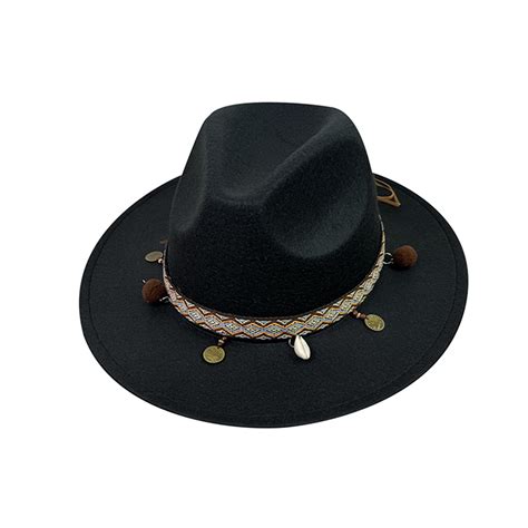 Zhizaihu Cowboy Hats For Men Women Classic Hard Felt Western Cowboy