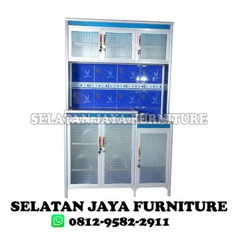 Jual Rak Piring Aluminum Keramik Kaca Pintu Tiang Besar Shaniashop