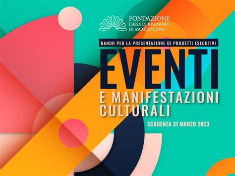 Eventi E Manifestazioni Culturali La Fondazione Ha Pubblicato Un