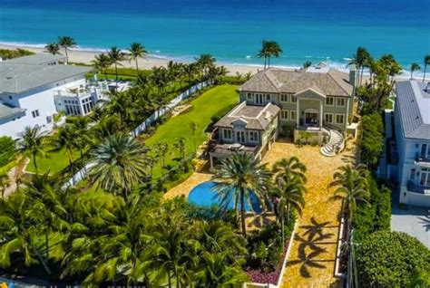 Million Oceanfront Mansion In Hillsboro Beach Fl Homes Of The Rich