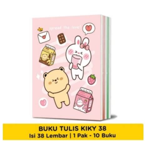 Buku Buku Tulis Sekolah Lembar Kiky Buku Okey Garis Isi