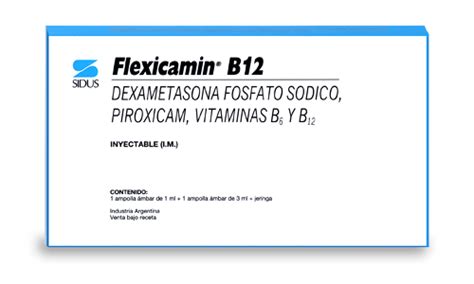 Flexicamin B Inyectable Osteoarticular Laboratorio Sidus