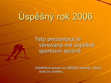 Sp N Rok Tato Prezentace Je V Novan M Sp N Sportovn