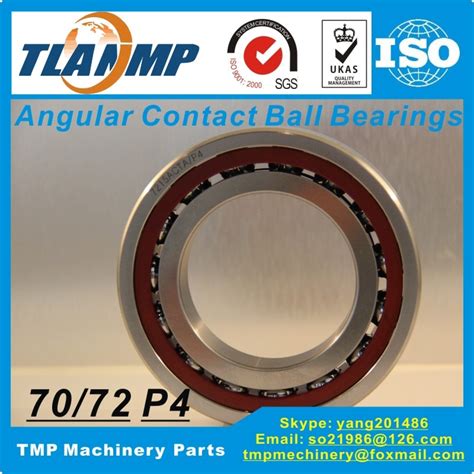 7018C 7018AC TYN SU DB DF DT P4 Angular Contact Ball Bearing