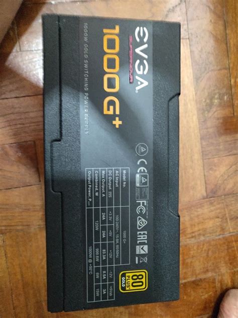 EVGA 1000W PSU 8 Year Warranty, Computers & Tech, Parts & Accessories ...