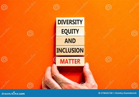 Dei Diversity Equity Inclusion Matter Symbol Concept Words Dei