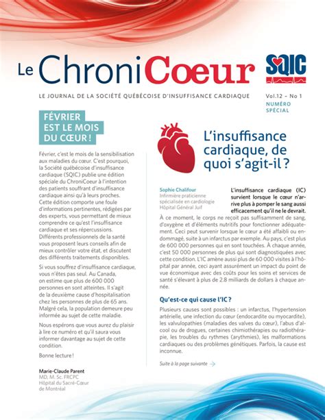 L Insuffisance Cardiaque De Quoi S Agit Il