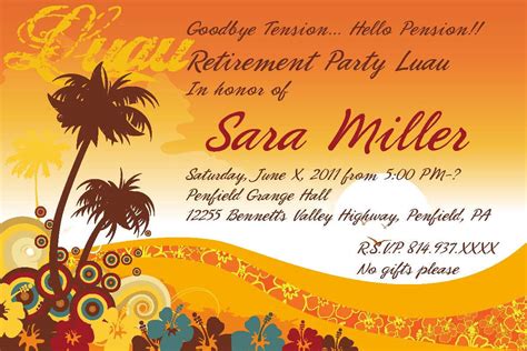 Free Printable Retirement Party Invitations Templates