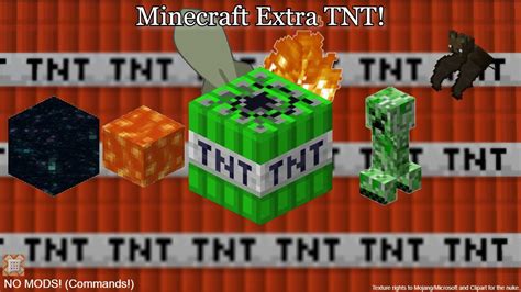 I Added New Tnt To Minecraft With Commands Youtube