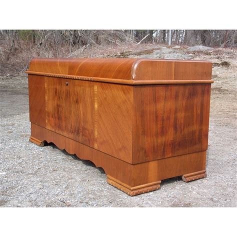 Antique Lane Art Deco Waterfall Cedar Hope Chest Storage Trunk Chairish