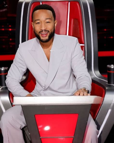 John Legend The Voice Suit Nbc Show California Outfits