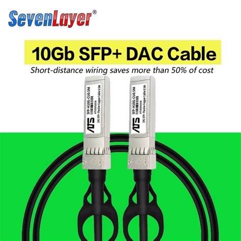 10G SFP Direct Attach Passive Copper Cables DAC Cable Direct Attach