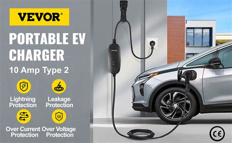 Vevor Cargador Port Til Para Veh Culo El Ctrico De A Tipo Cargador