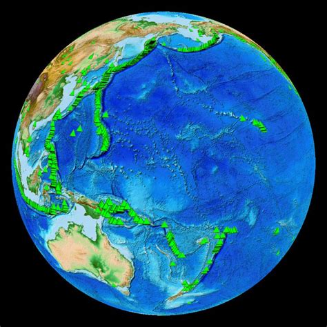 Volcano Locations - Science On a Sphere