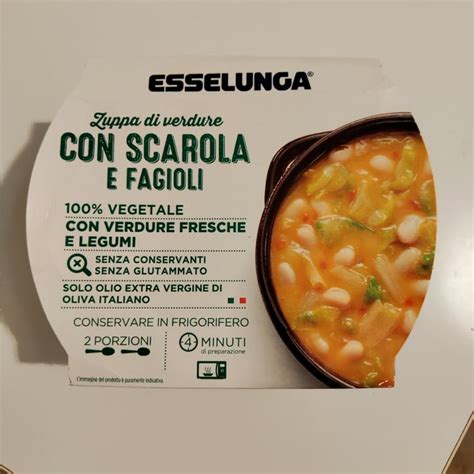 Esselunga Zuppa Di Verdure Con Scarola E Fagioli Review Abillion