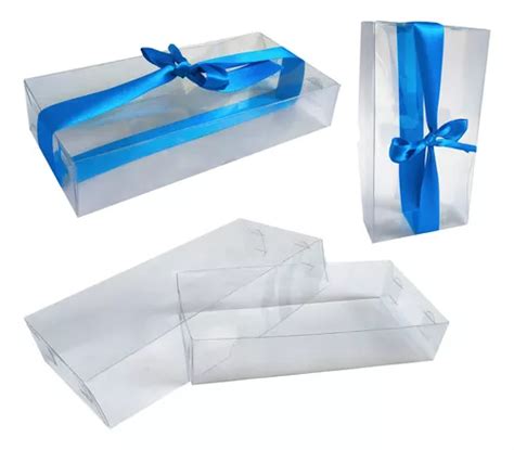 25 Caja Base Y Tapa Transparente 20x10x6 Cms Mod 1811 Transp MercadoLibre