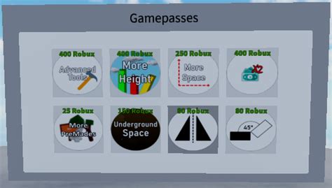 Gamepasses Roblox Obby Creator Wiki Fandom