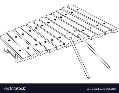 Xylophone Outline Clipart Images