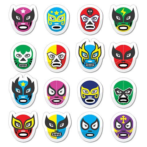 80 Luchador Head Stock Illustrations Royalty Free Vector Graphics