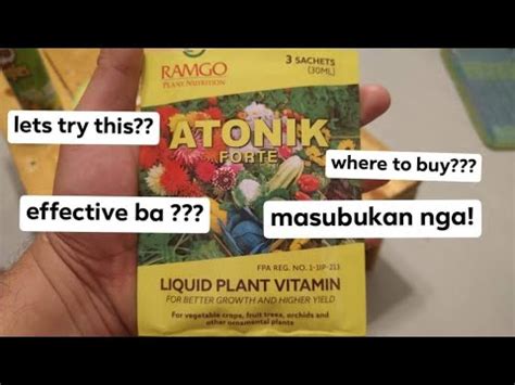 Ramgo Atonik Forte Plants Vitamins Foliar Fertilizer Youtube