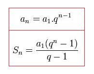 Tópicos de Matemática Fórmulas para PA e PG