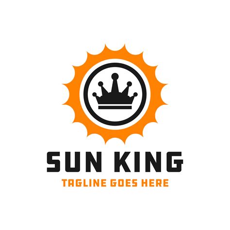 sun king illustration logo 5072766 Vector Art at Vecteezy