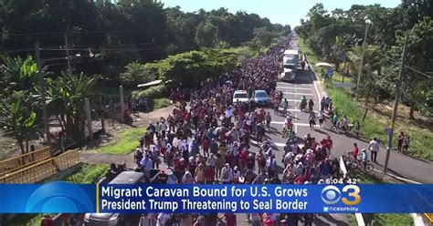 Disgrace Trump Infuriated Threatens Force Against Migrant Caravan