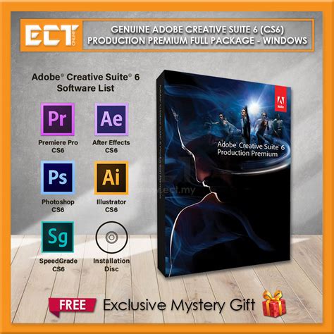 Genuine Adobe Creative Suite 6 CS6 Production Premium Full Package