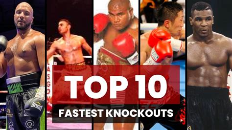 Top Fastest Knockouts In Boxing History The Ultimate Fight