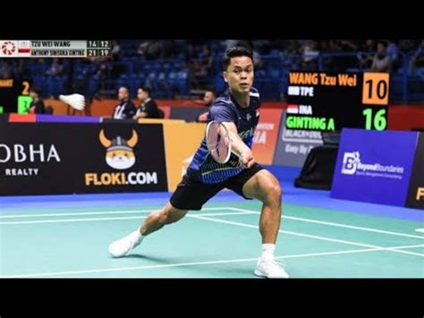 Luar Biasa Lawan Tidak Bisa Berkutik Anthony Sinisuka Ginting Vs