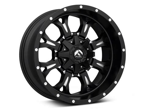 Fuel Wheels Ram 2500 Krank Matte Black Milled 8 Lug Wheel 18x9 20mm Offset D51718908257 19 24