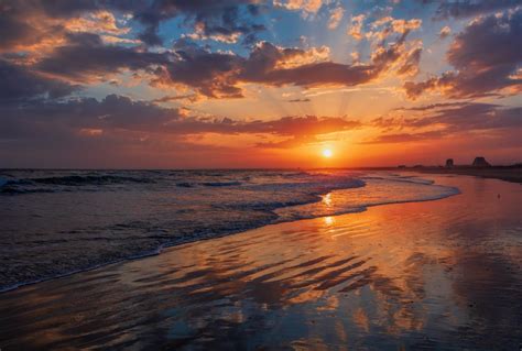 Free Images Sunset Horizon Body Of Water Afterglow Sunrise Sea