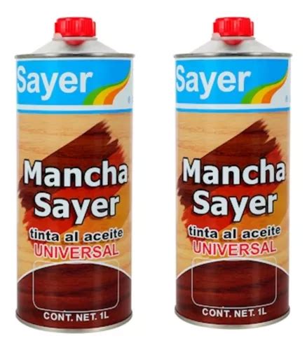 Pz Tinta Para Madera Sayer Base Aceite Manchasayer Lt Meses Sin