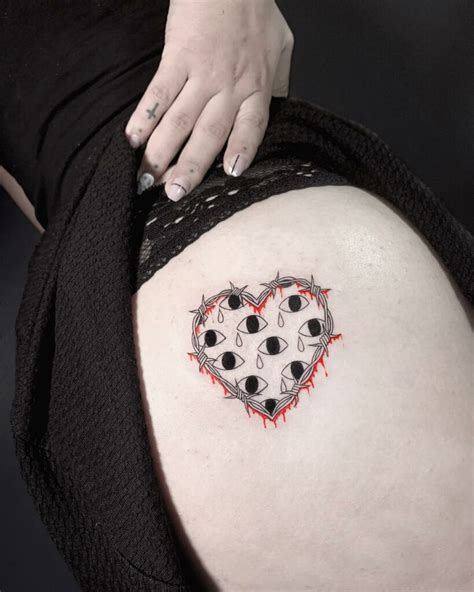 Discover More Than 84 Booty Heart Tattoo Designs Super Hot In Cdgdbentre